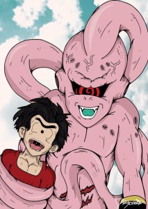 krillin x kid buu